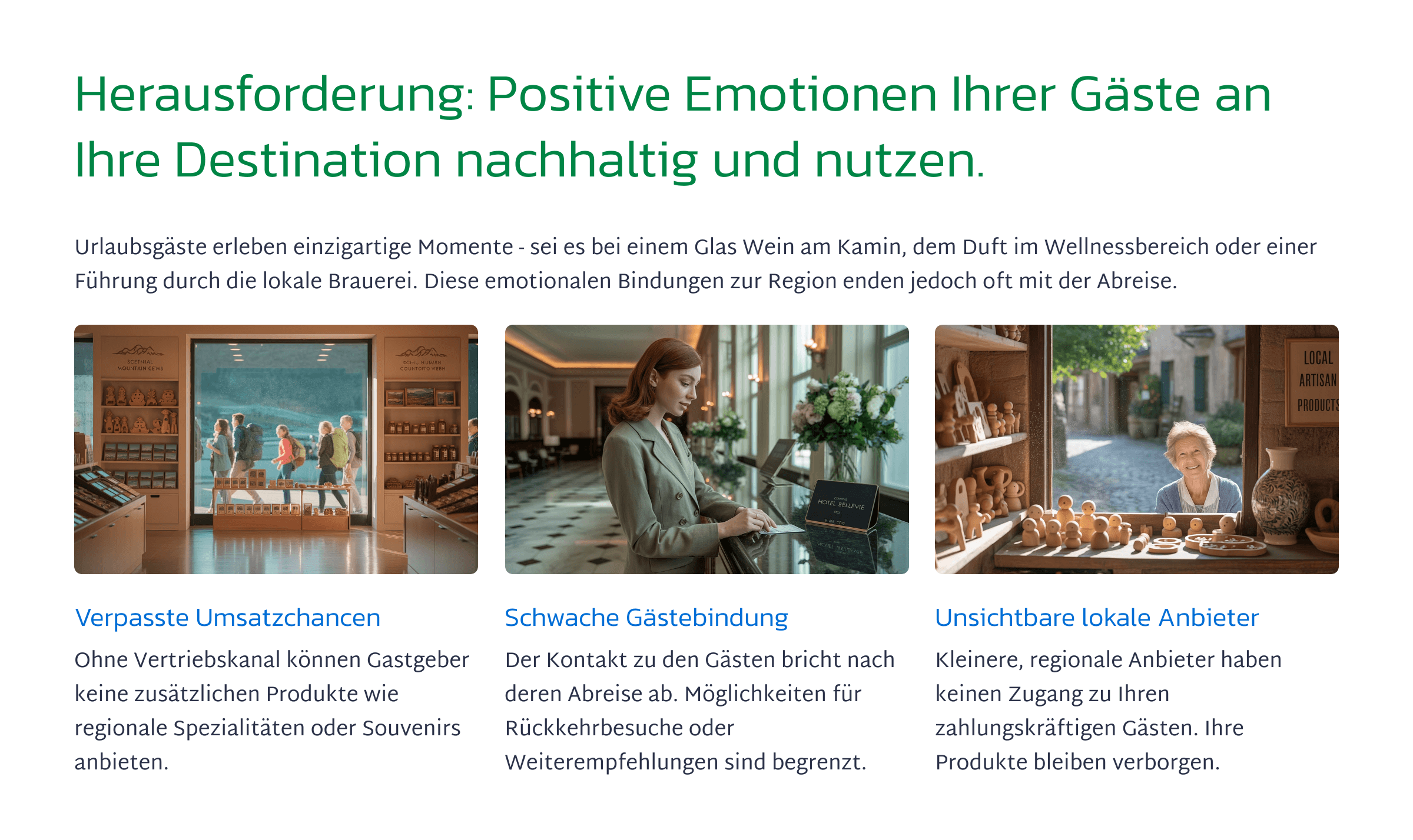 Echtes Erleben echte Emotion