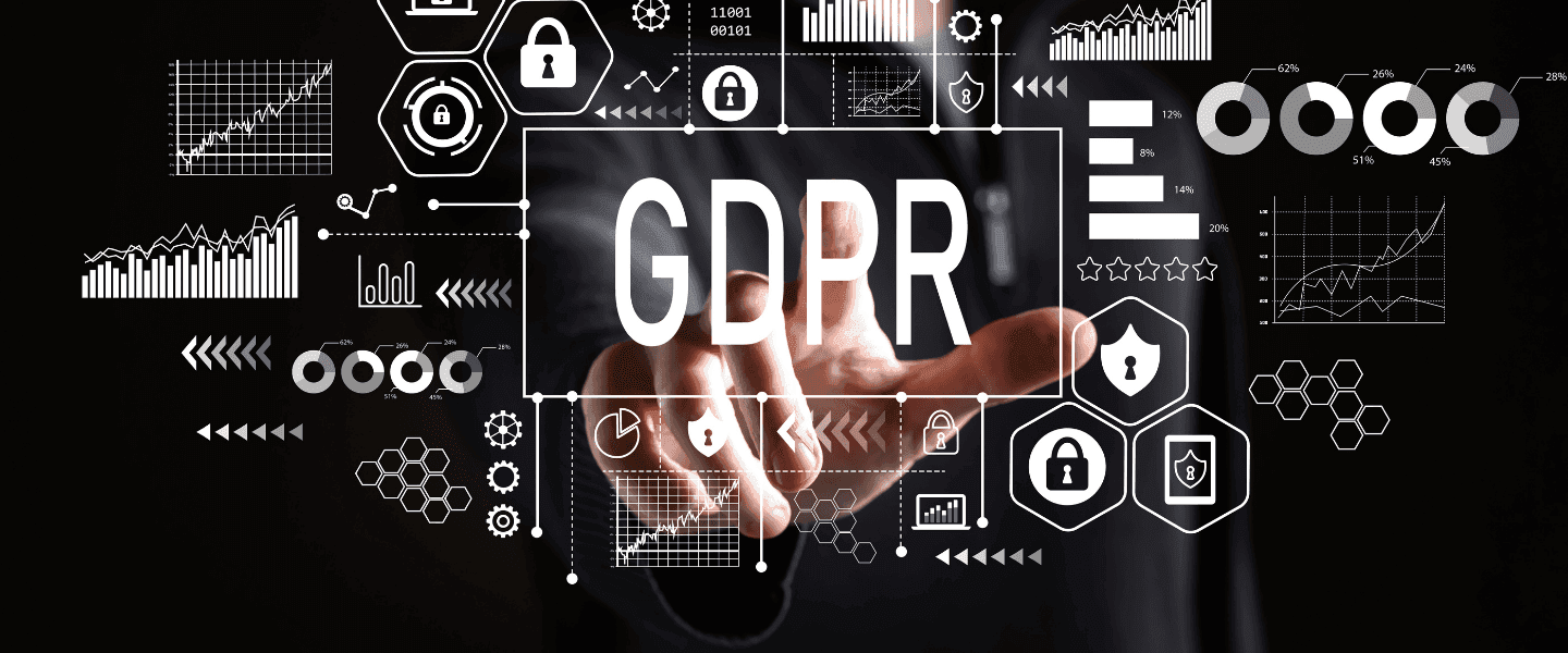 Eine Grafik, auf der Begriffe und Grafiken aufgelistet sind, ein Finger zeigt auf einen der Begriffe