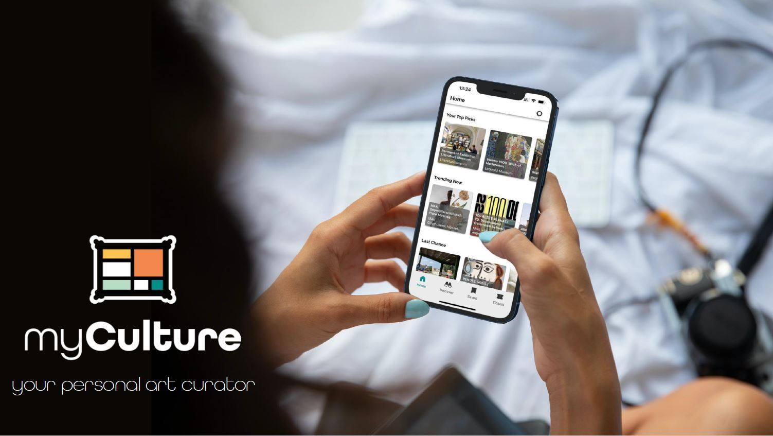 Touristin findet mit myCulture relevante Events